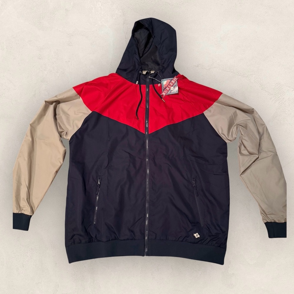 BURLEBO NWTs Windbreaker Jacket Size L